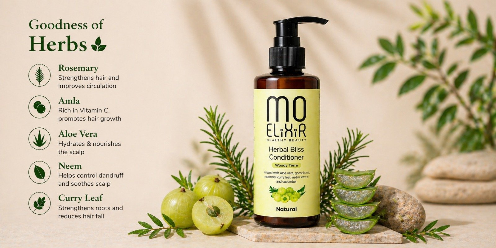 MO Elixir Conditioner with herbs and amla